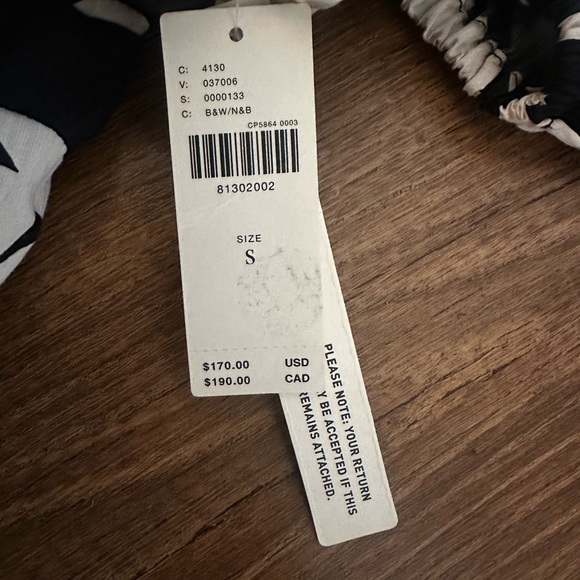 Anthropologie Black and White Floral Maxi Dress - Picture 4 of 5